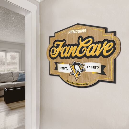 NHL Fan Cave Sign